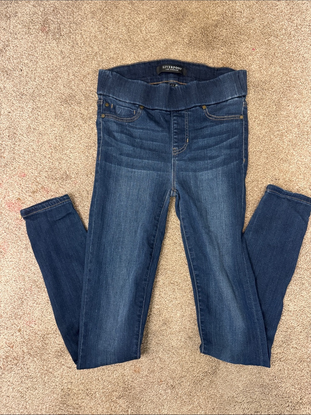 Liverpool Blue Stretch Jeggings